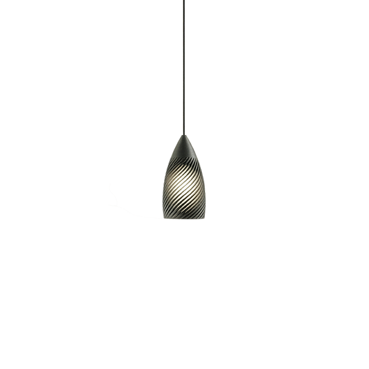 3D-Druck Pendelleuchte LJOS 10 schwarz