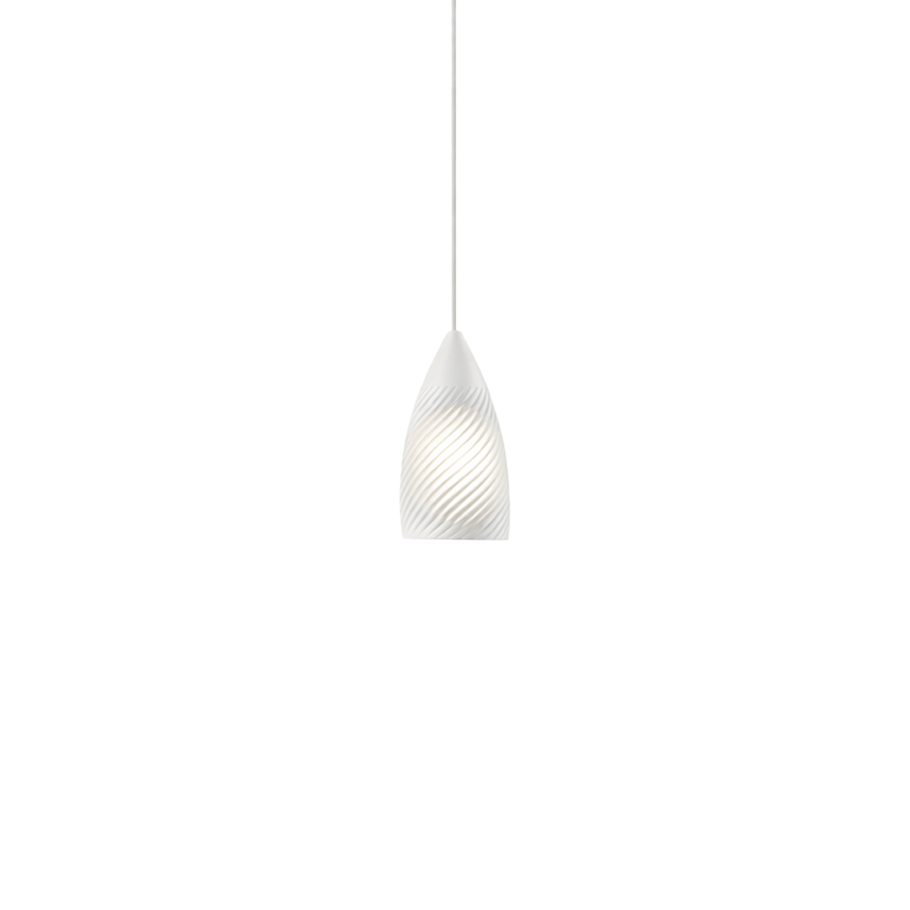 3D-Druck Pendelleuchte LJOS 10 weiß