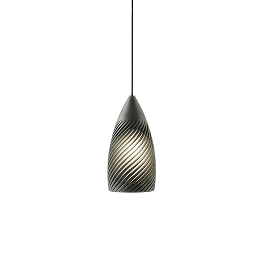 3D-Druck Pendelleuchte LJOS 18 schwarz