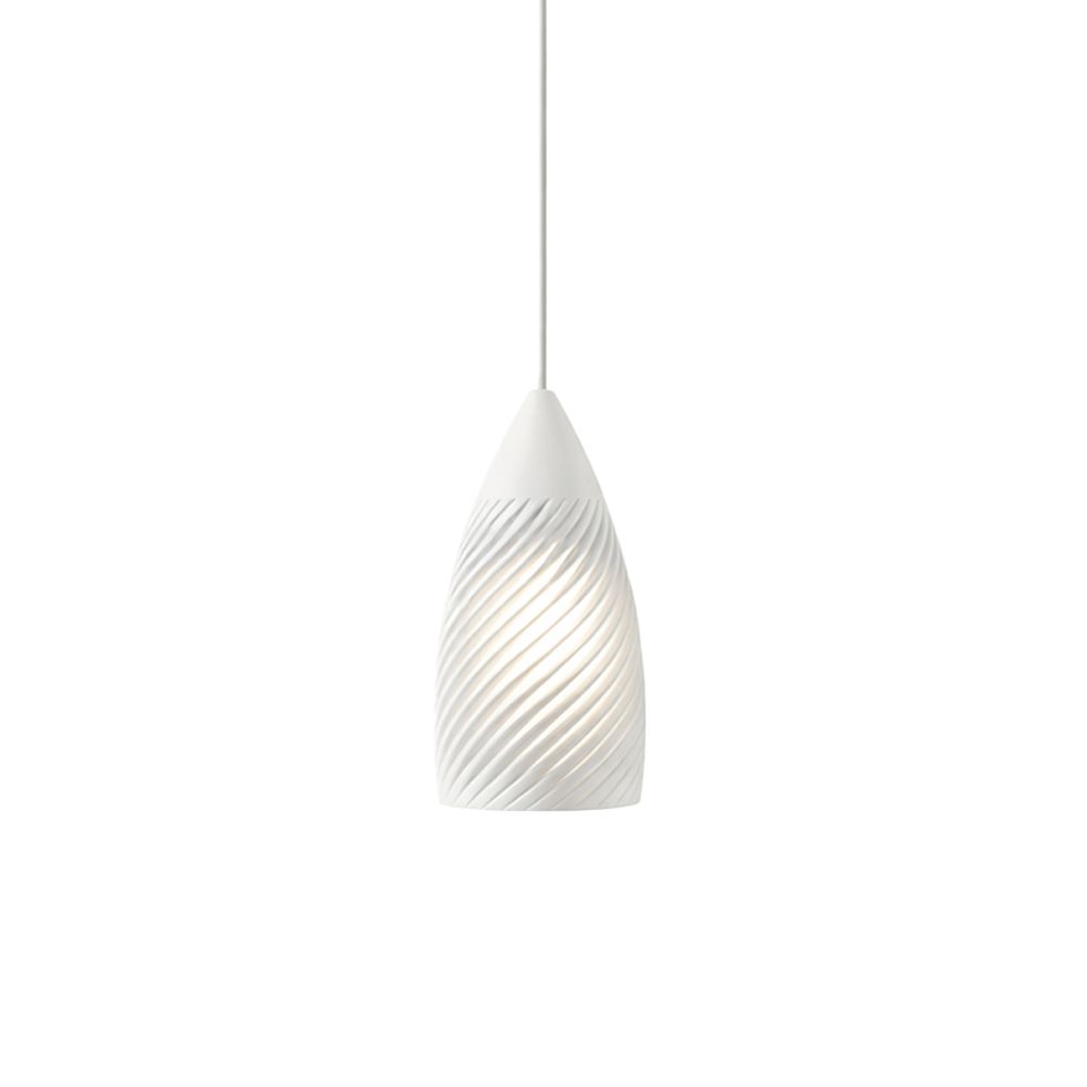 3D-Druck Pendelleuchte LJOS 18 weiß